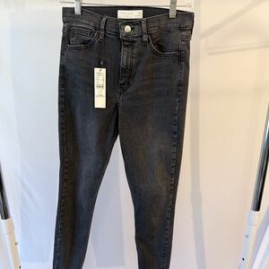 Top shop Jamie Black Denim Ankle Jean 28